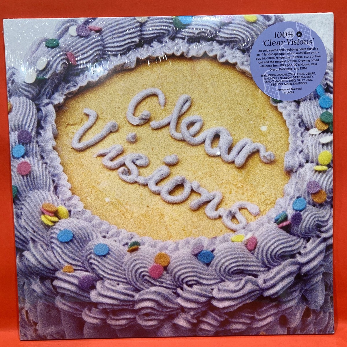 100-clear-visions-lp-transparent-teal-vinyl-new-mint