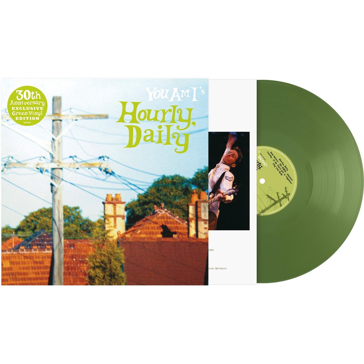 you-am-i-hourly-daily-olive-green-vinyl-lp