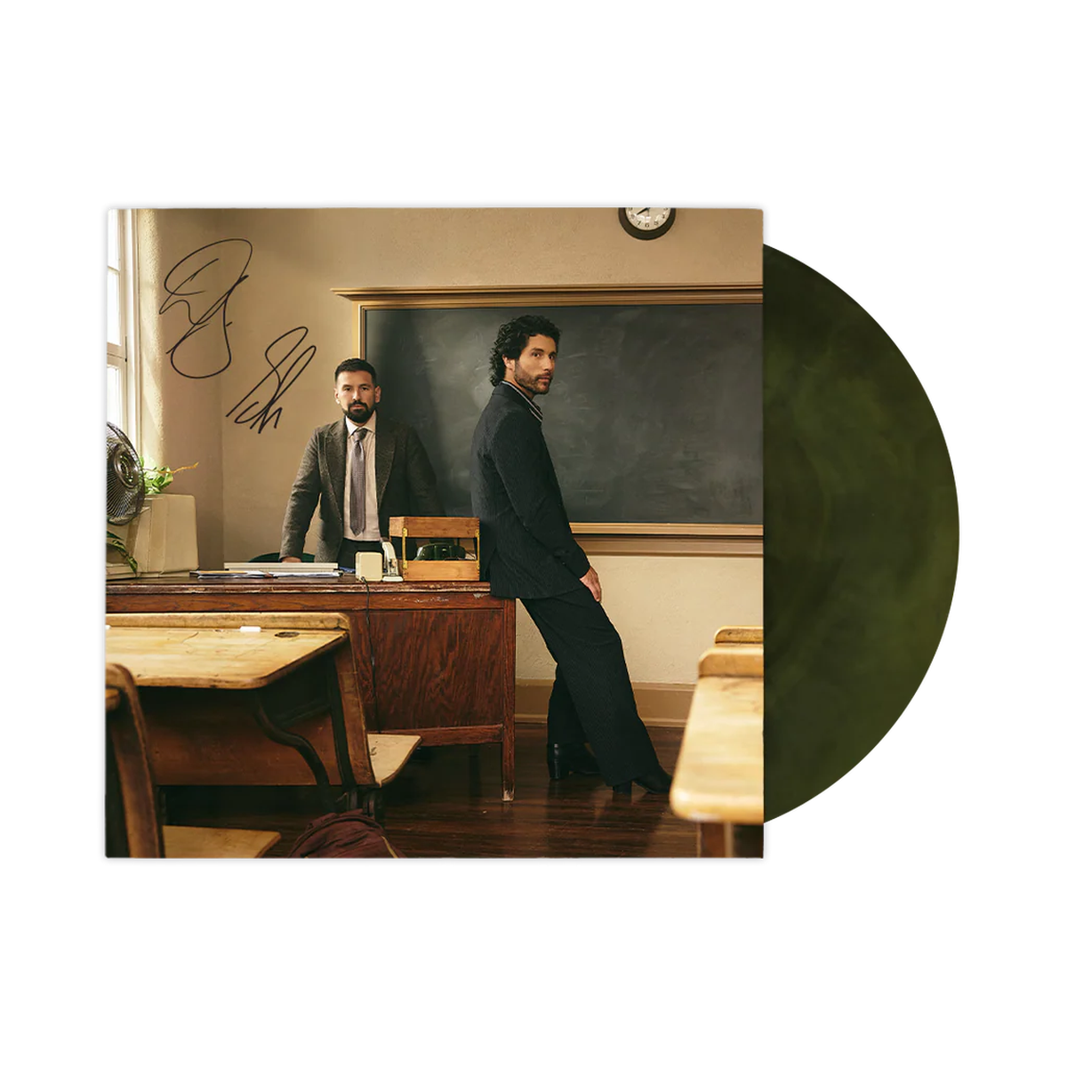 young-chalkboard-green-vinyl-signed-lp